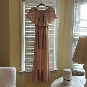 Pastel pink gown